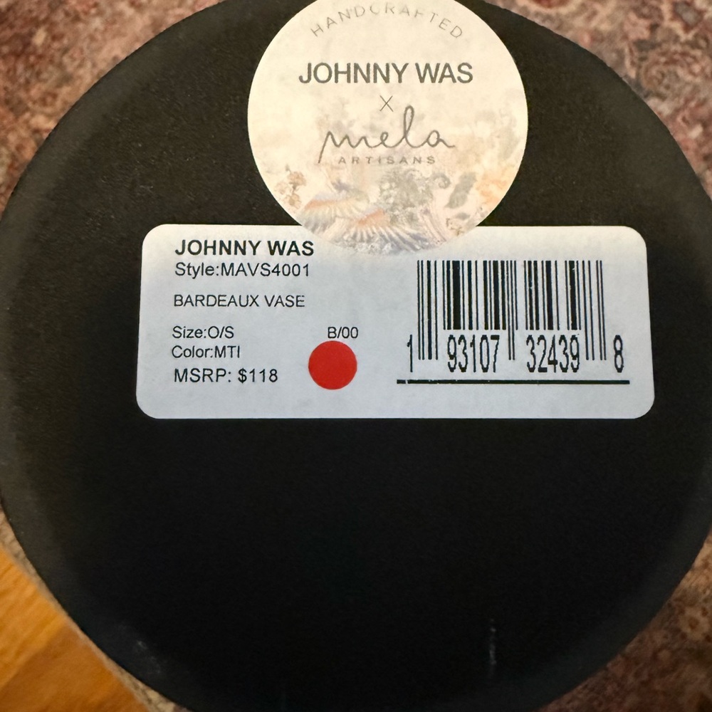 Johnny Was & Mela Floral Vase - Picture 8 of 8
